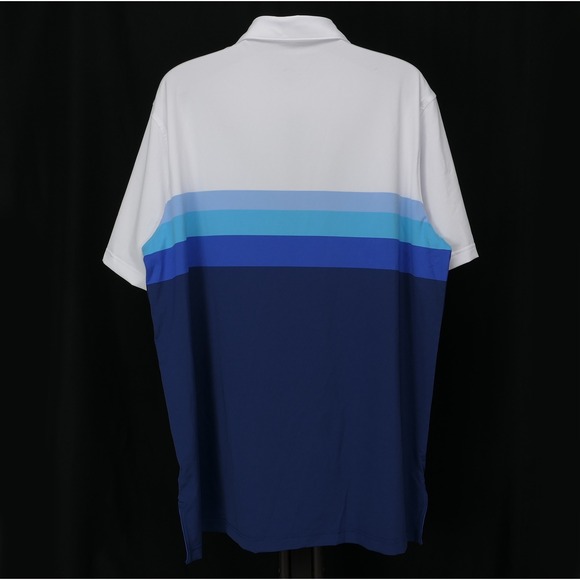 RARE Peter Millar Mens XL Polo Marco Simone 2023 Ryder Cup White Blue Golf NWT - Picture 3 of 8